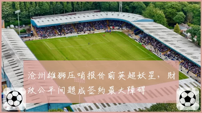 沧州雄狮压哨报价前英超妖星，财政公平问题成签约最大障碍